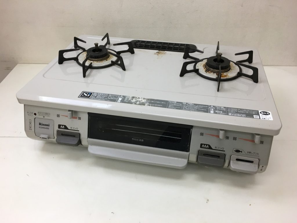 Rinnai ガステーブル RT64JH 都市ガス 12A 13A RT64JH-R 2016年製 Siセンサー ガスコンロ リンナイ