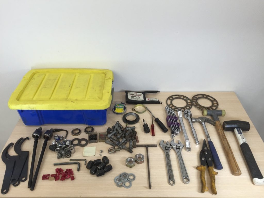 工具まとめ レンチ トンカチ ねじなど DIY用品