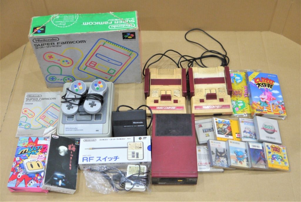 任天堂 初代 ファミコン スーパーファミコン ファミリーコンピュータディスクシステム カセット ソフト等 まとめ売り