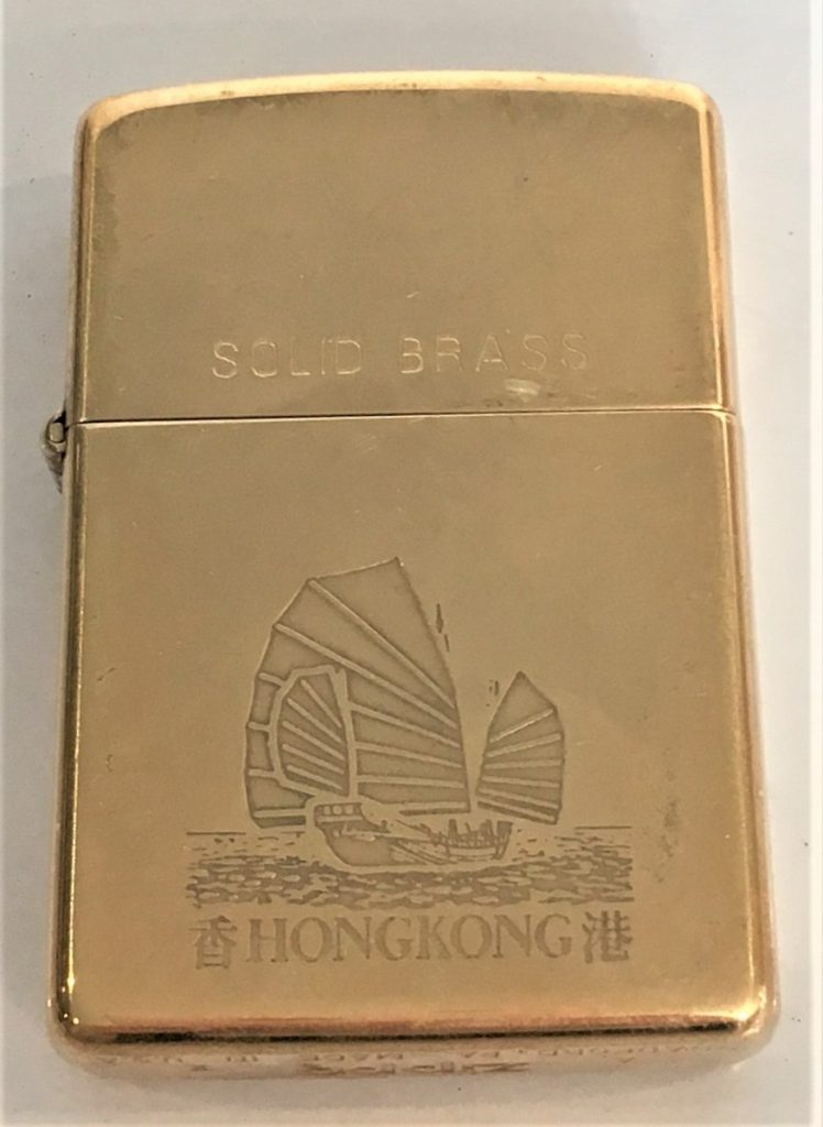 ZIPPO　SOLID BRASS HONGKONG Junk 香港 戎克 ジャンク船