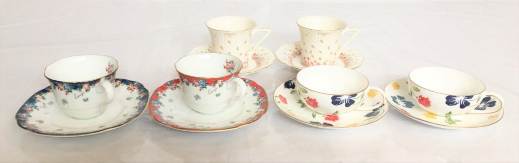 GIVENCHY、Kenzo、ungaro　カップ＆ソーサー　3種類　6客セット