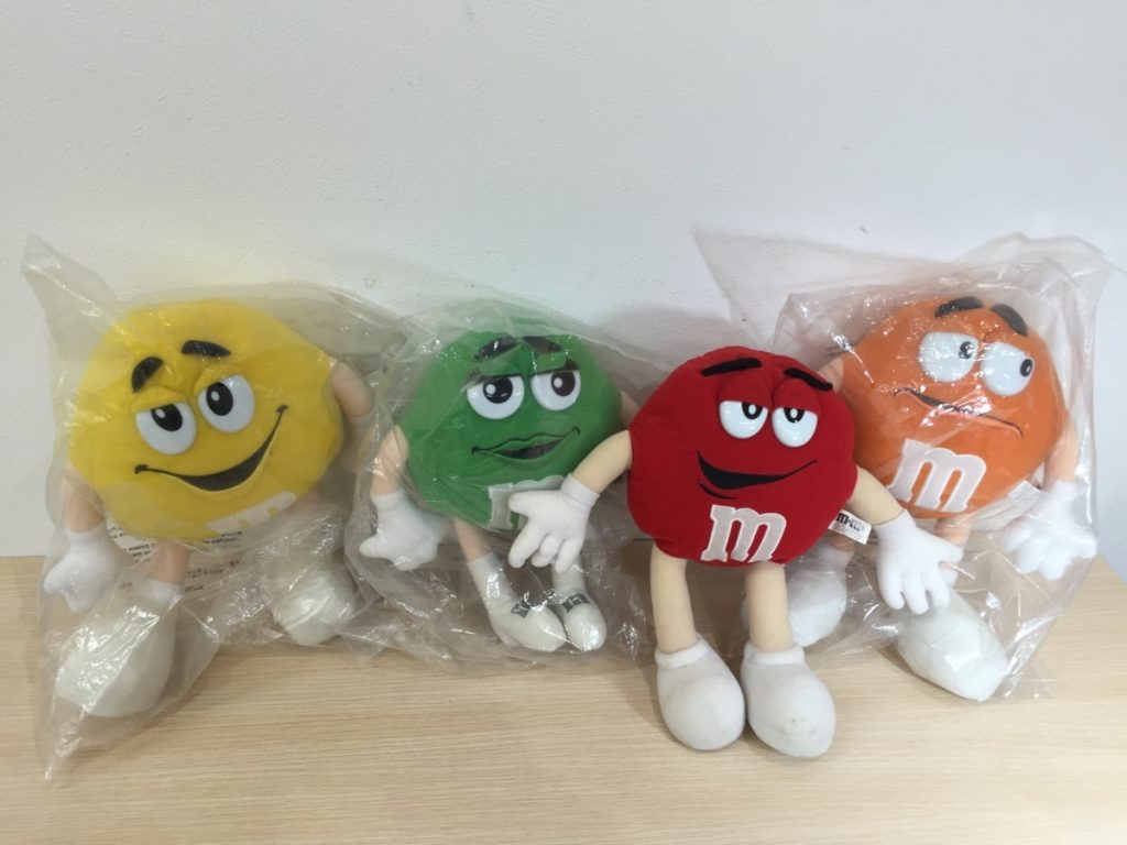 M&M's ぬいぐるみ人形 4点セット 未開封未使用3点 合計4点