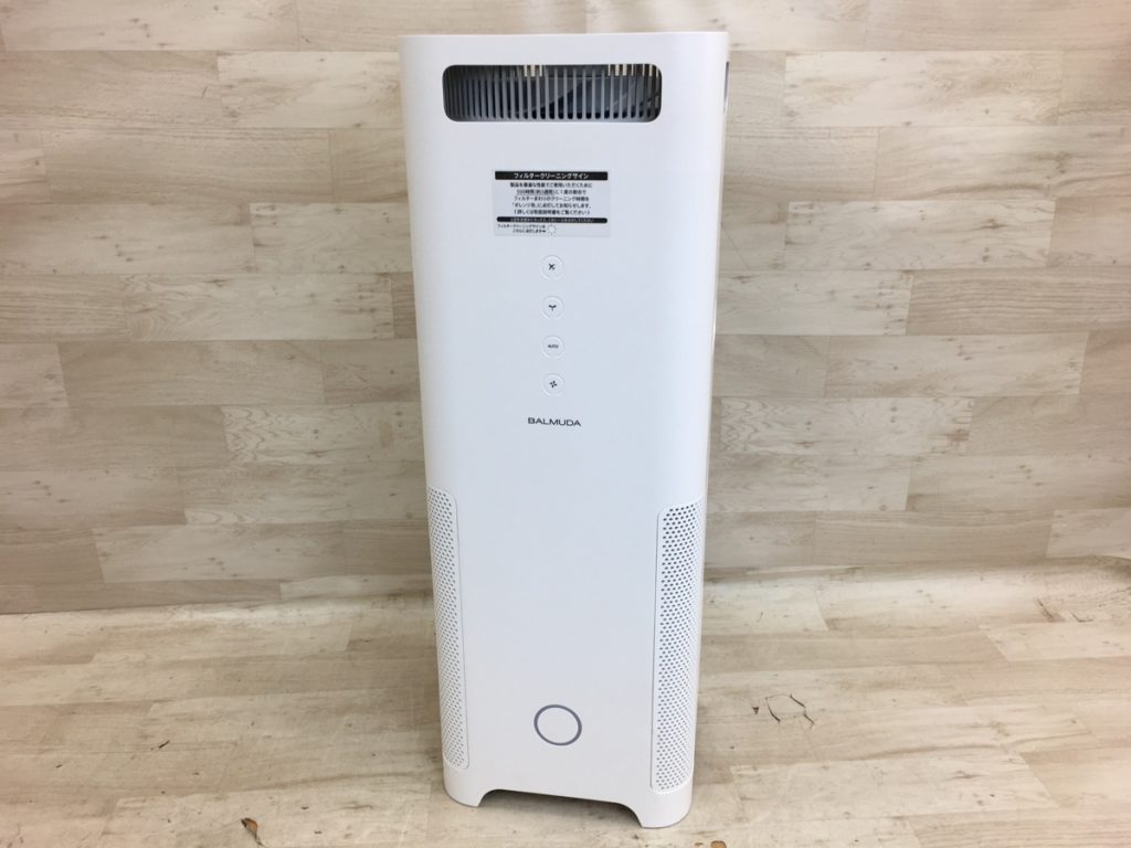 BALMUDA 空気清浄機 EJT-1100SD-WG Air Engine 2018年製 エアエンジン DC24V 72W 電源アダプター欠品 バルミューダ