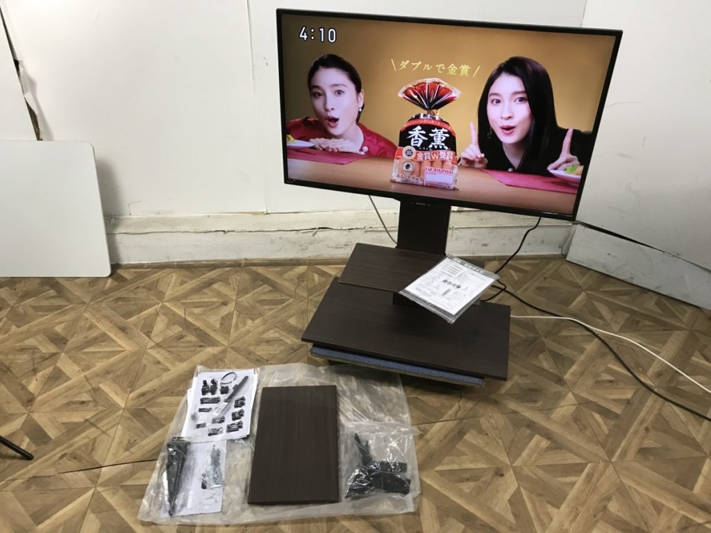 SHARP 4T-C40BH1 液晶テレビ 2020年製 4K 40V型 テレビ台 スタンド付き AQUOS シャープ 美品