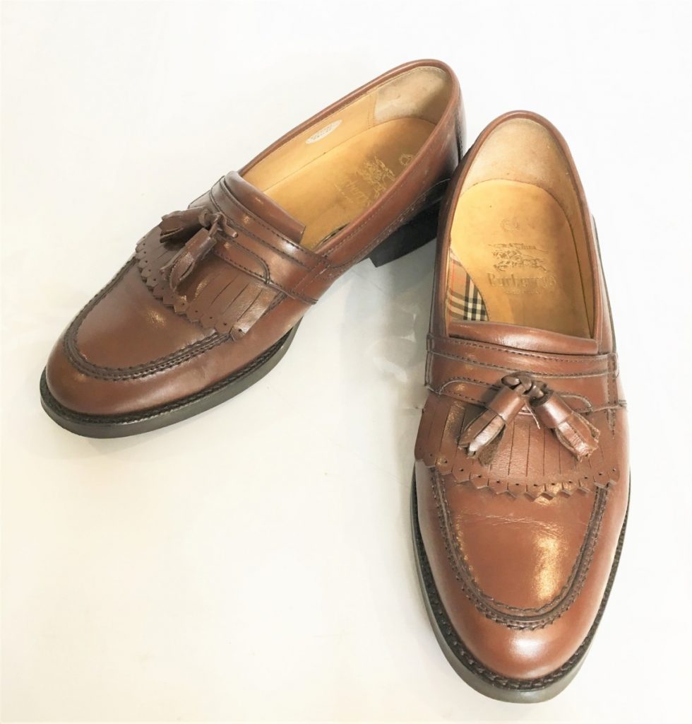 Burberrys バーバリー　レザースリッポン　タッセルローファー　メンズ