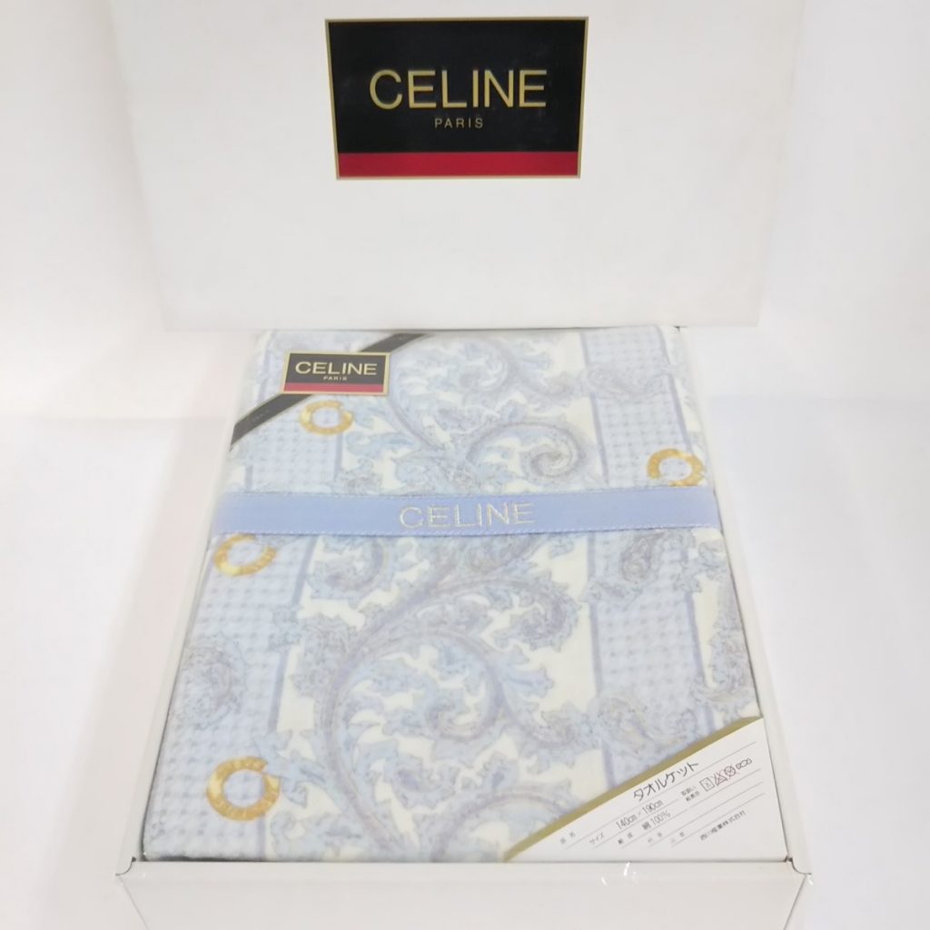 未使用 CELINE セリーヌ タオルケット ギフト寝具 訳アリ 現状品
