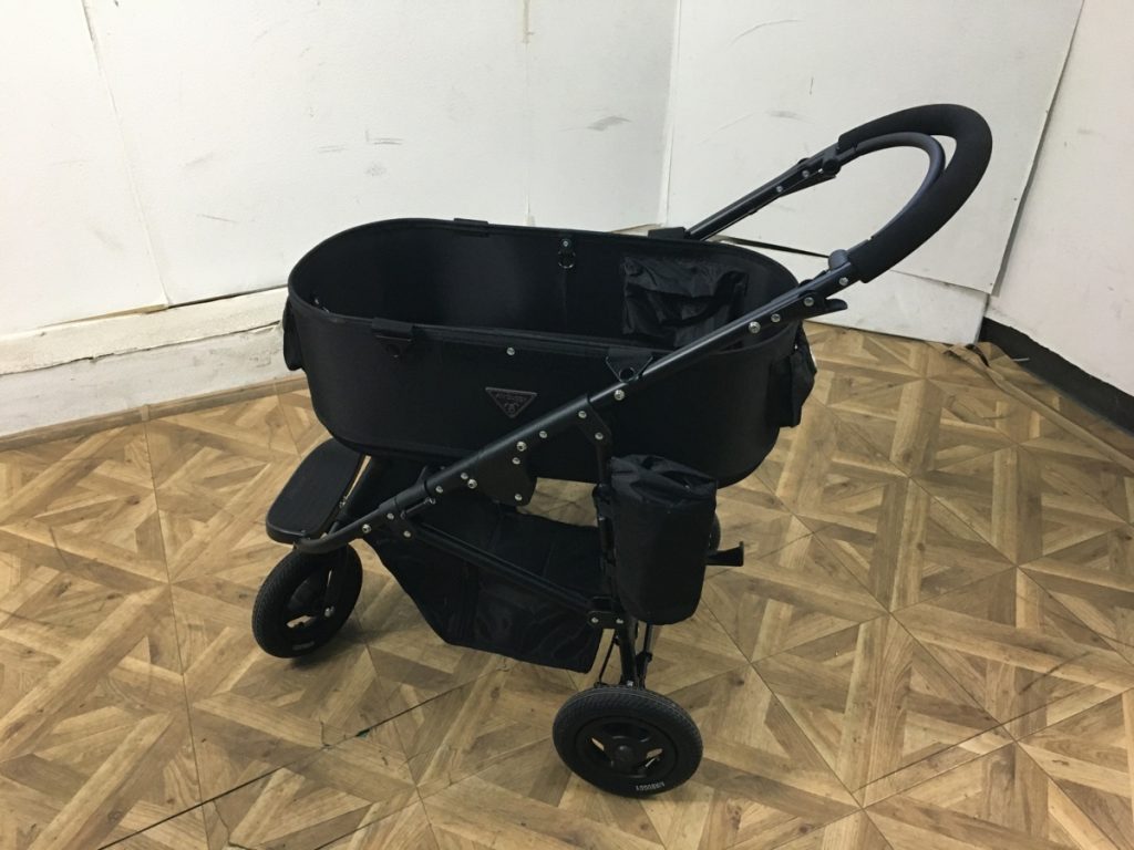 Air Buggy for dog ペット用バギー ブラック ペットカート 折り畳み可 ブレーキ付き エアーバギー 犬 美品