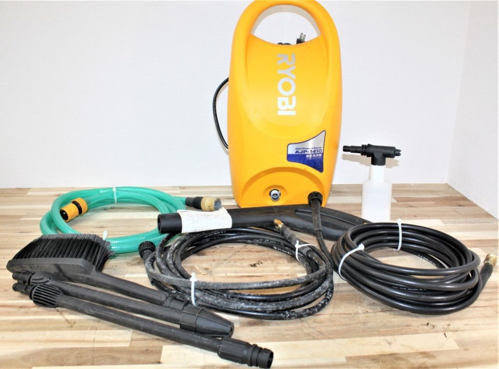 【中古】　RYOBI 家庭用高圧洗浄機 ajp1410asp