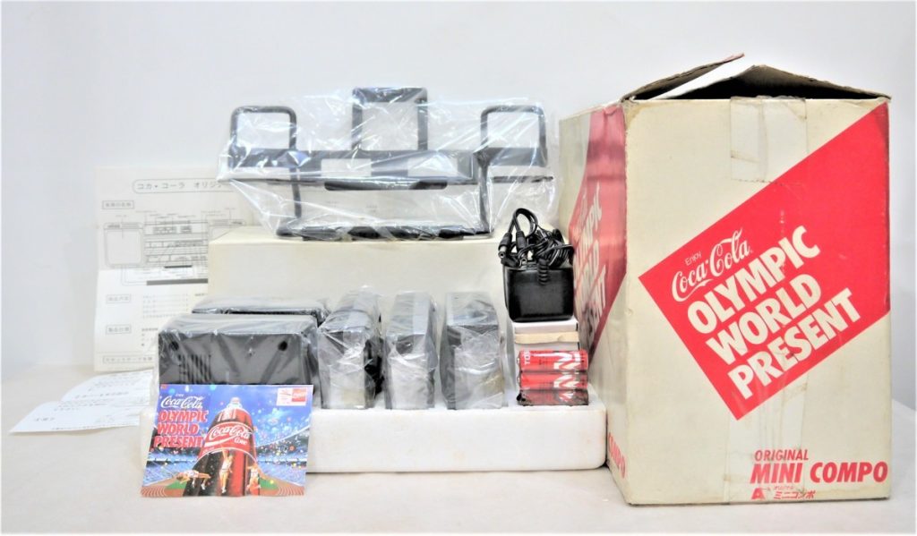 現状品 コカコーラ 景品 Aコース オリジナルミニコンポ　 昭和レトロ Coca・Cola