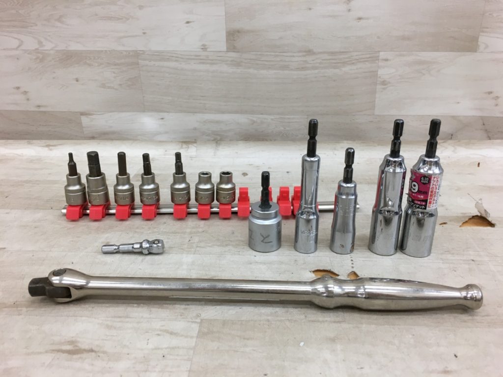【工具】KTC イトー TOP VESSEL スピンナーハンドル トルクスソケット ソケットレンチ まとめセット ソケットホルダー