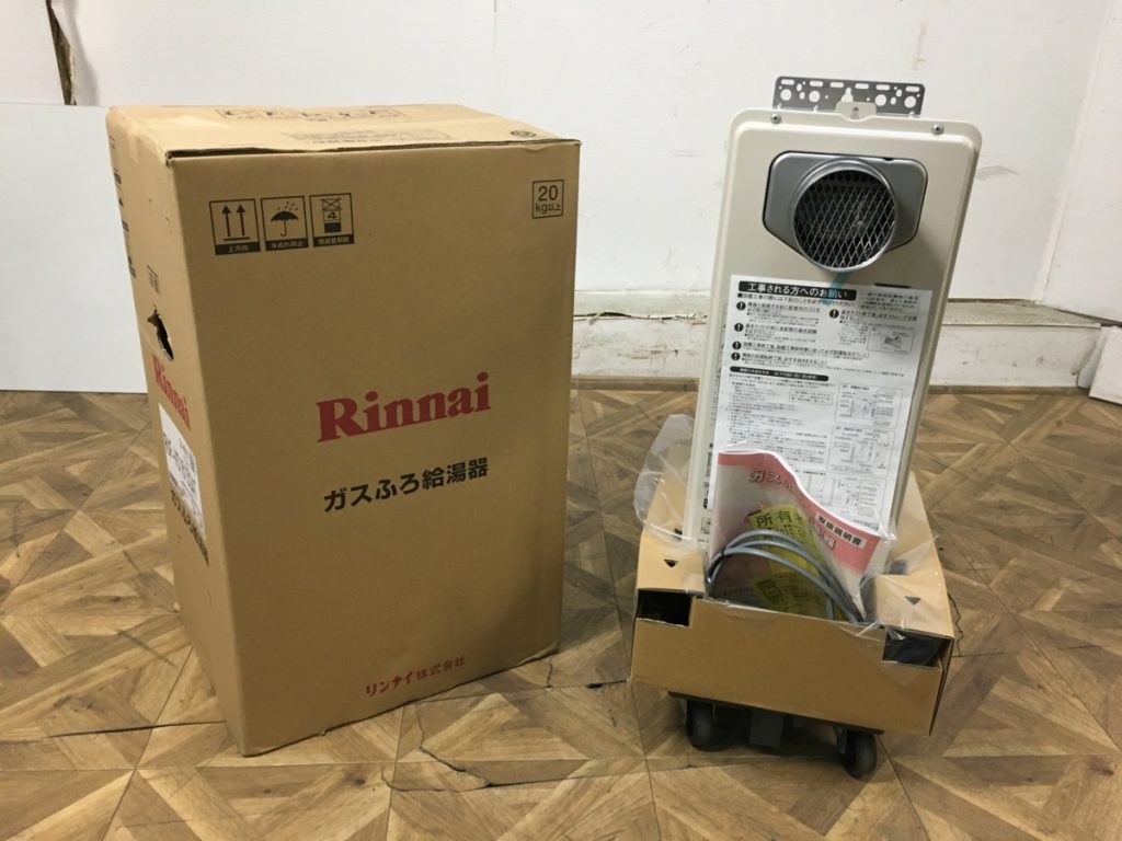 Rinnai ガスふろ給湯器 RUF-VS1615SAT 都市ガス用 12A 13A 2018年製 屋外式 ユッコ リンナイ