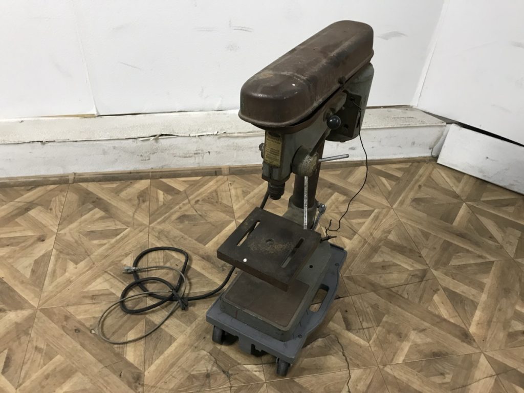 ASHINA ASD-305 卓上ボール盤 100V 穴あけ ドリル ちょい難あり アシナ