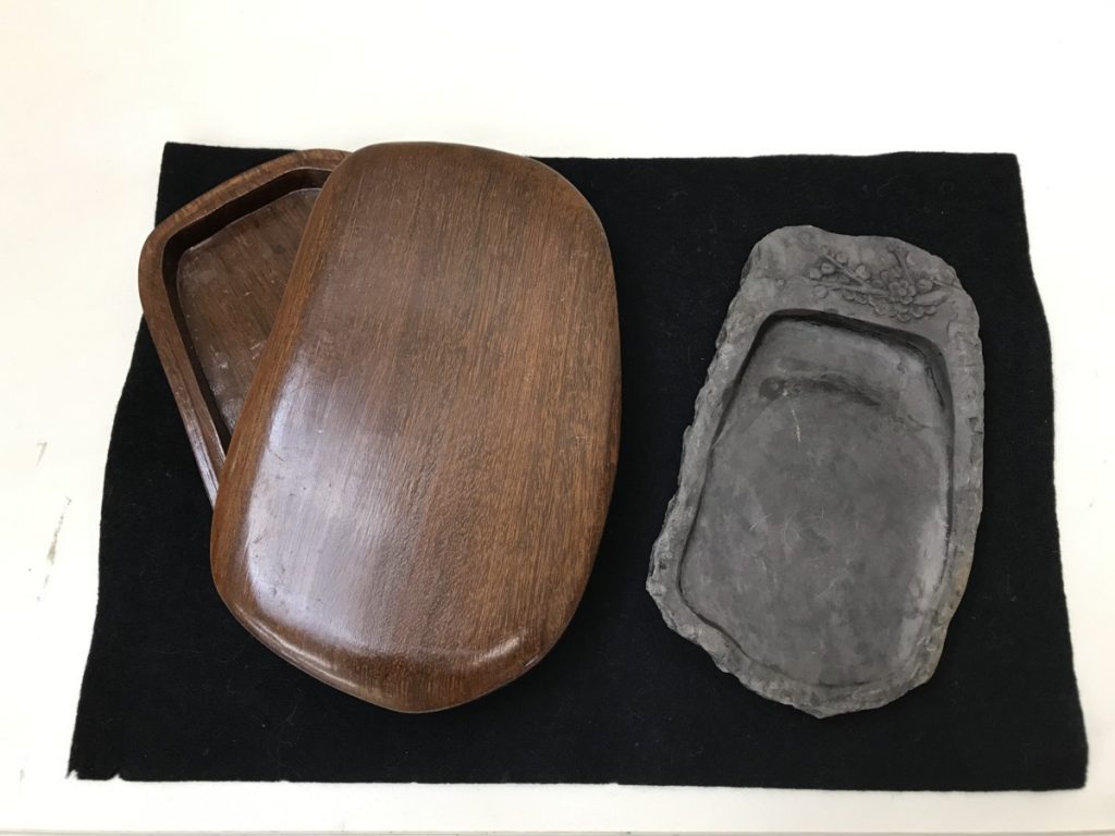 【希少】硯 すずり 高級 書道具 箱付き 端渓 硯匠