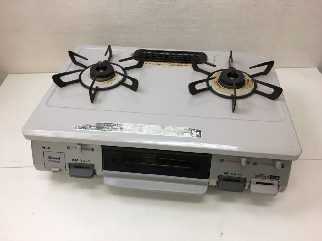 Rinnai ガステーブル RT64JH2 都市ガス 12A 13A RTE594BE2L 2017年製 Siセンサー ガスコンロ リンナイ