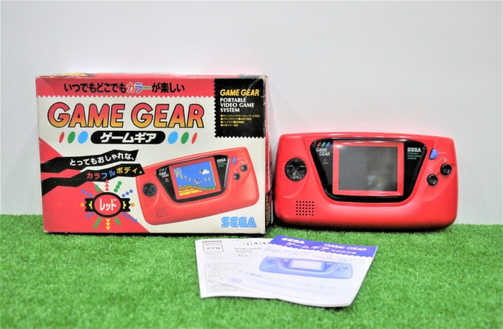 SEGA　セガ　GAME GEAR　ゲームギア本体　HGG-3210 RED　レッド　ACアダプター無し