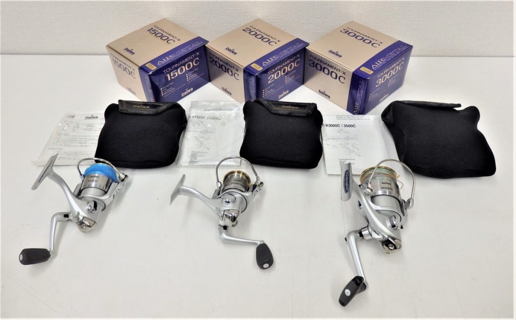 ダイワ DAIWA スピニングリール 3個まとめ 【トーナメント TOURNAMENT-X 1500C 2000C 3000C】