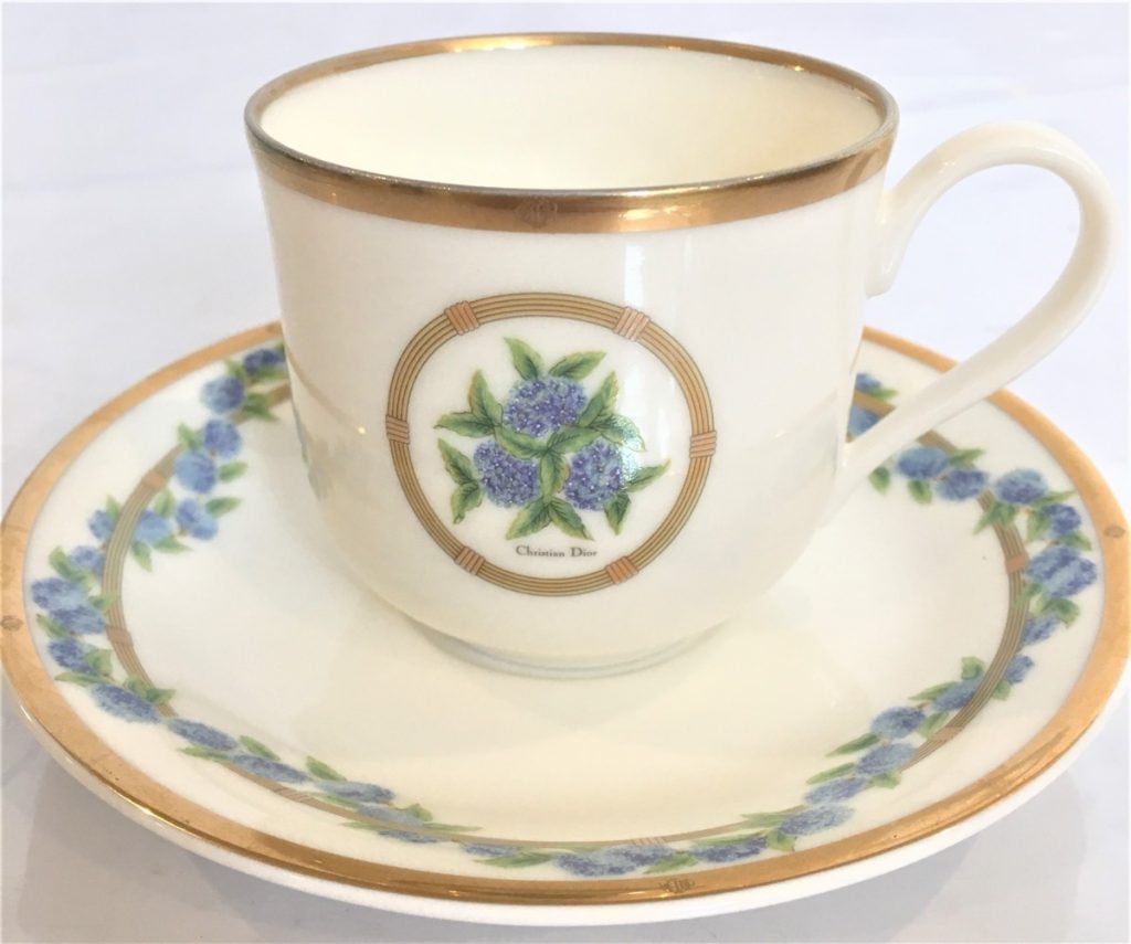 クリスチャンディオール　HORTENSIA カップ＆ソーサー　Christian Dior