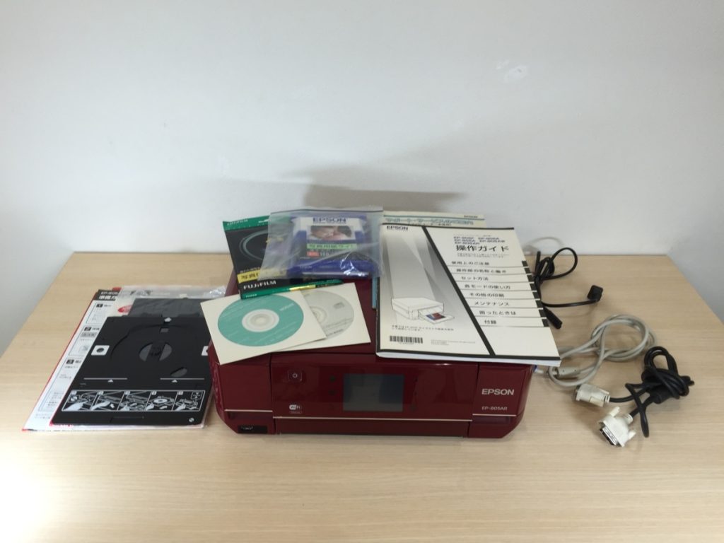 通電確認済み エプソン 複合機 プリンタ EP-805AR レッド WiFi対応