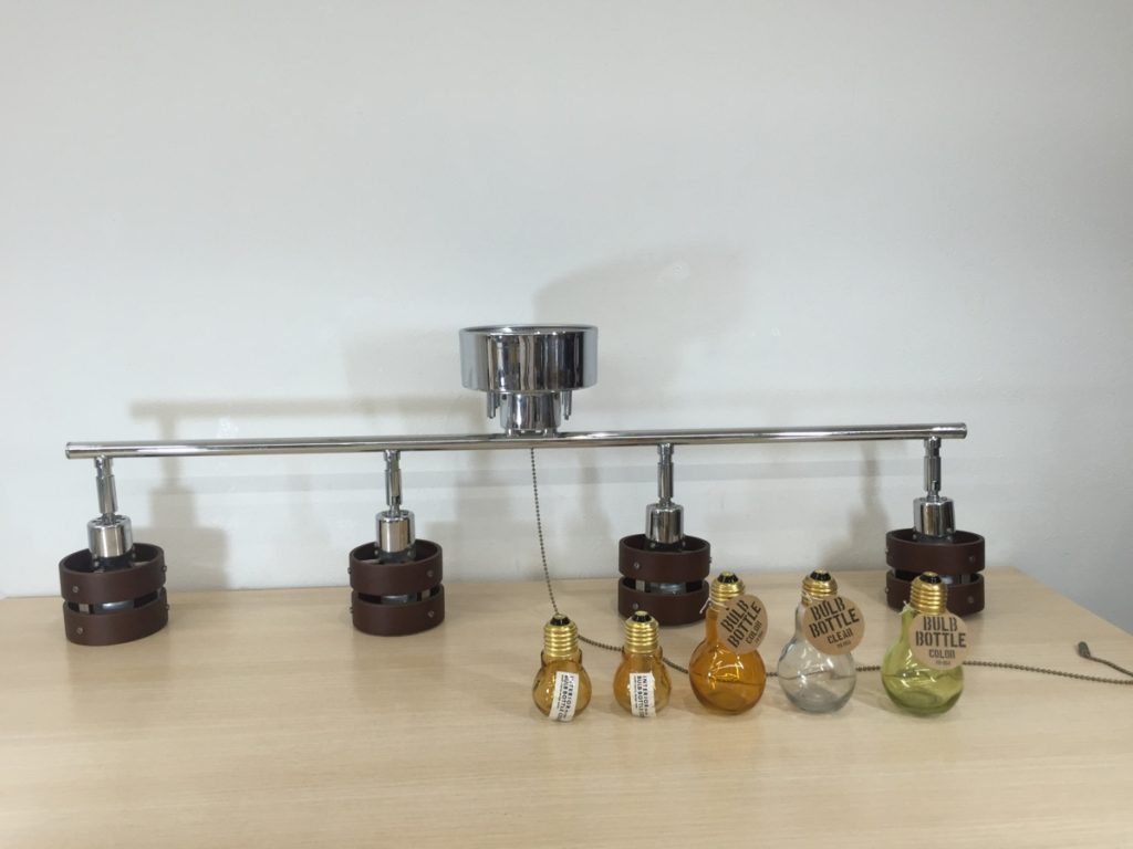 シーリングライト スポットライト 照明器具 ライト 間接照明 / BULB BOTTLE 5個