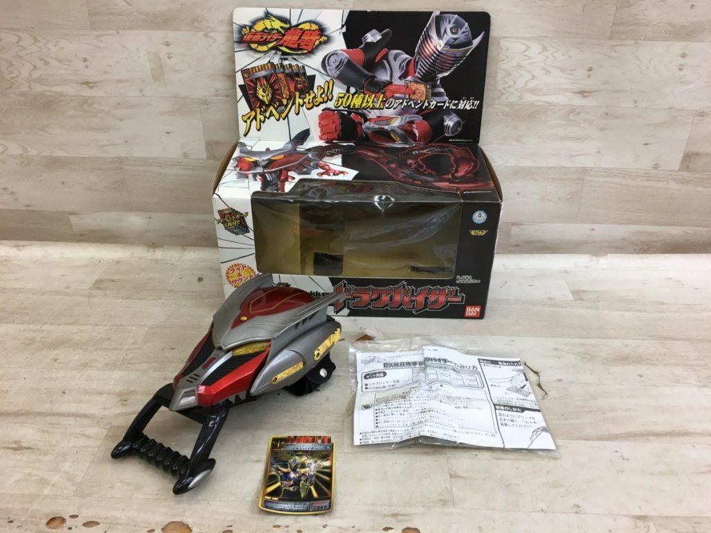 BANDAI 仮面ライダー龍騎 DX龍召機甲ドラグバイザー ジャンク扱い 元箱付き カード1枚 バンダイ