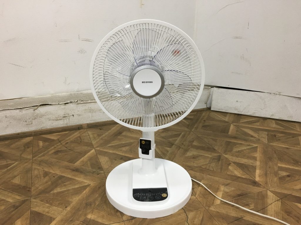 【美品】アイリスオーヤマ リモコン式リビング扇 LFD-305L 2018年製 扇風機 リモコン付き IRIS OHYAMA