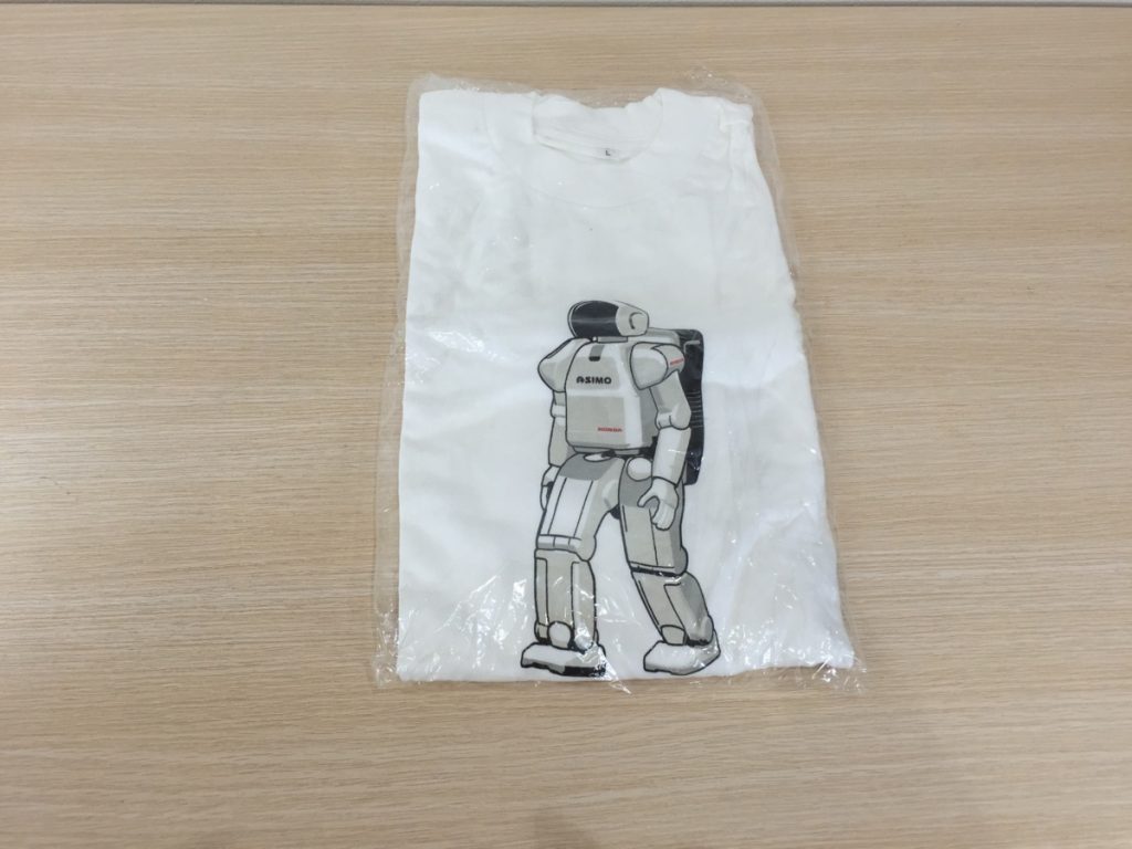 未開封未使用品 HONDA ホンダ ASIMO アシモ プリント オリジナル 半袖Tシャツ メンズ L 白