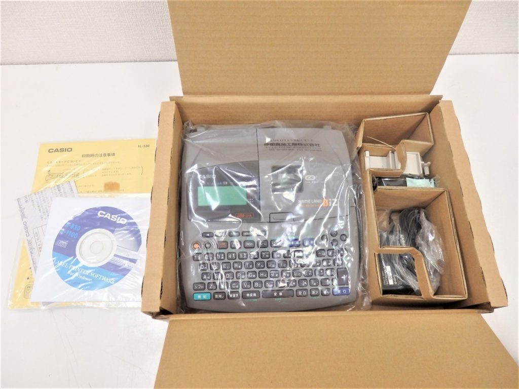 開封のみ未使用 CASIO カシオ　KL-S30　ネームランド Biz　ラベルライター　USB対応　CD-ROM・取扱説明書つき