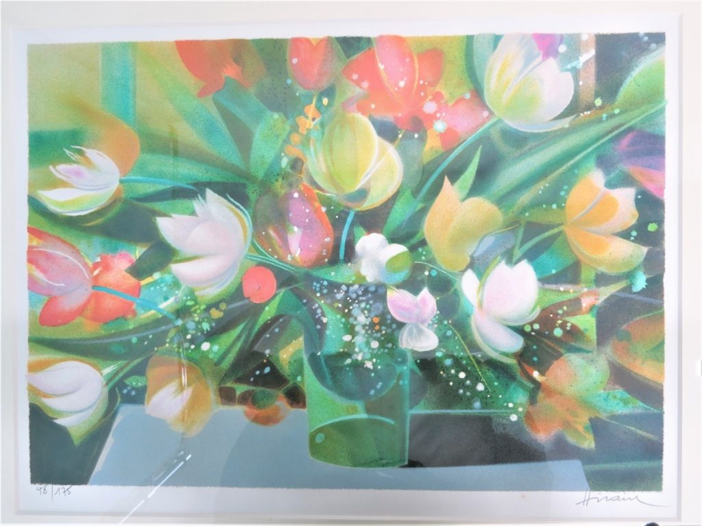 イレール 「春のフローラル」リトグラフ 48/175 真作保証書付き