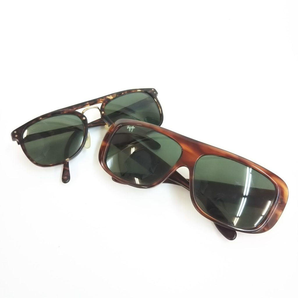Ray-Ban レイバン べっこう柄フレーム サングラス 2点セット べっ甲柄 鼈甲柄 現状品