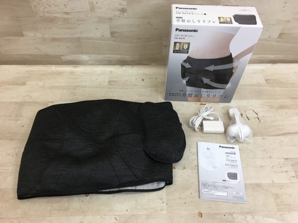 Panasonic 骨盤おしりリフレ EW-RA79-K エアーマッサージャー ブラック コードレス対応 引き締め パナソニック 元箱有