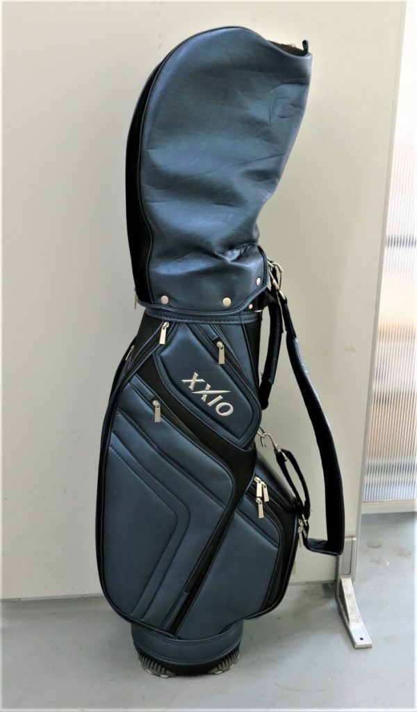 DUNLOP ダンロップ XXIO ゼクシオ メタリックブルー系 キャディバッグ ゴルフバッグ