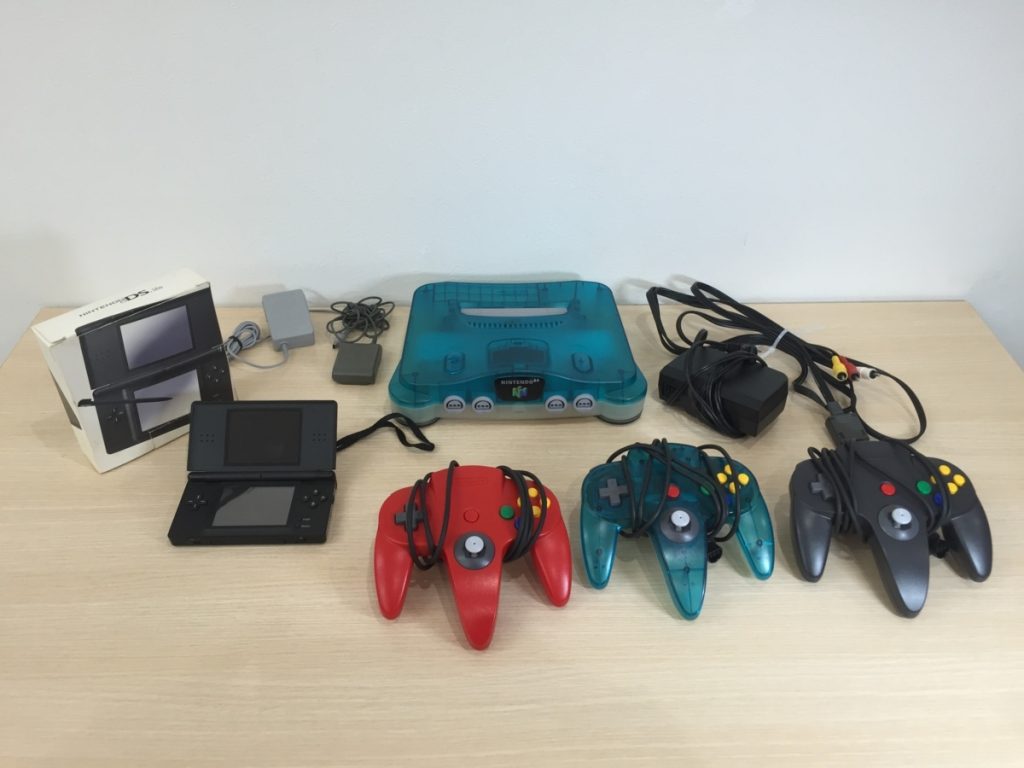 ニンテンドー まとめ ニンテンドー64 NINTENDO64 NUS-001(JPN) クリアブルー コントローラー3点 DS Lite