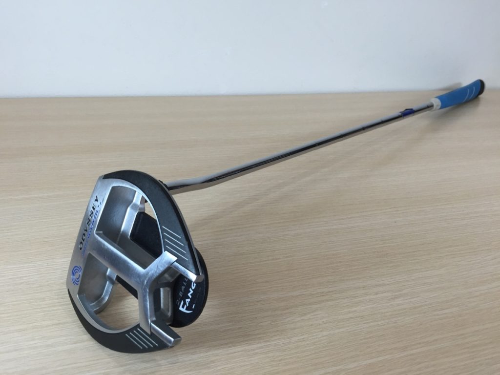 F30-51 ODYSSEY オデッセイ WORKS FANG 2-BALL 360g パター 純正スチールシャフト
