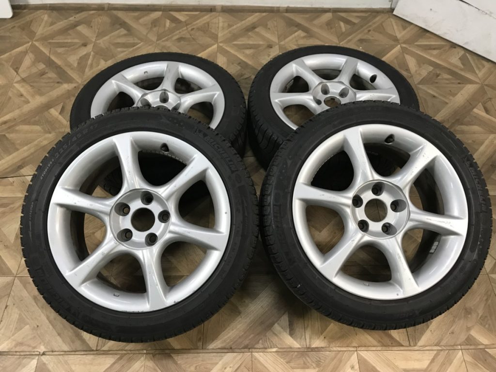 MICHELIN 225/45R17 X-ICE スタッドレス NISSAN ホイール 4本セット 5穴 ミシュラン 日産