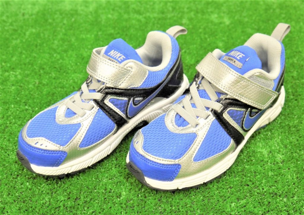 NIKE DART9 ナイキダート9 ジュニア用マジックテープ式スニーカーシューズ 靴 16.5cm 青 子供用