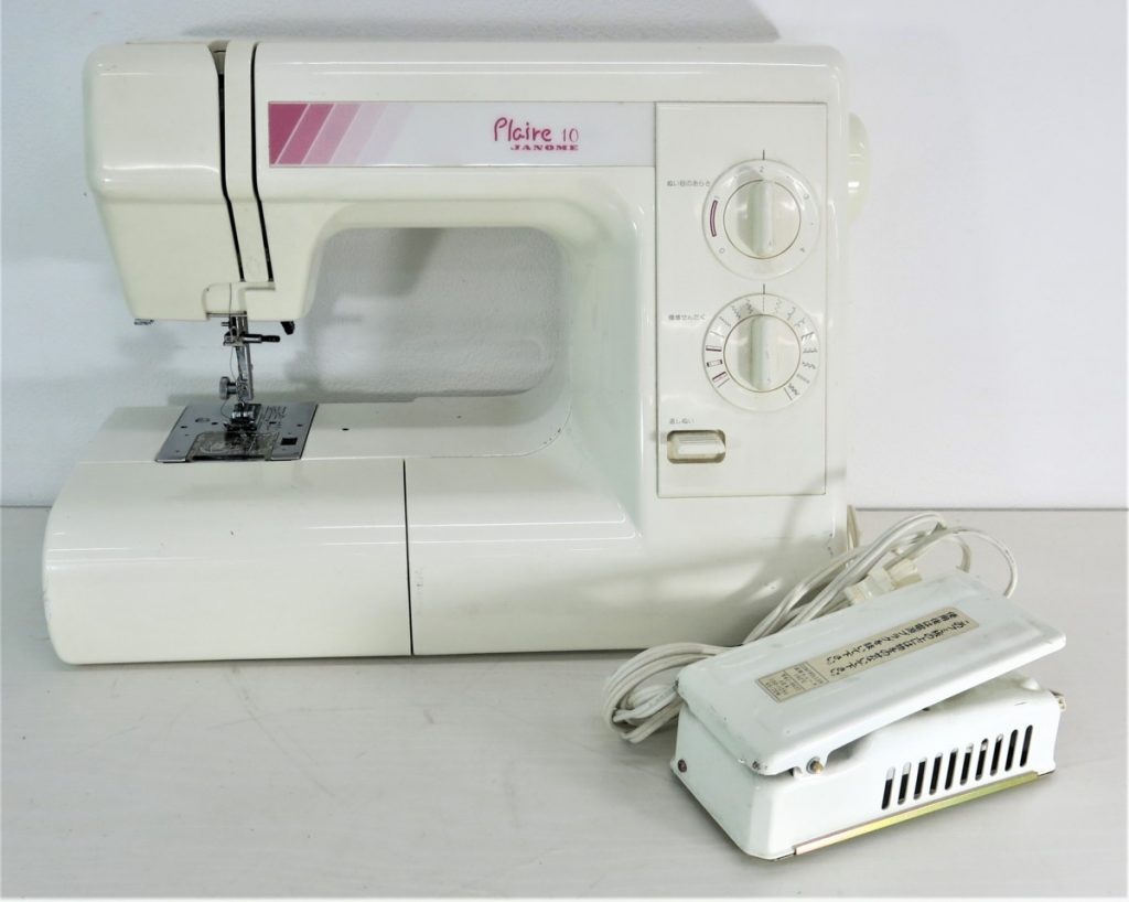 JANOME 637 ジャノメミシン Plaire10 ケース ペダル付き