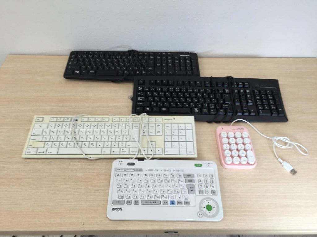 USBキーボード まとめ 5点セット 現状品 EPSON BUFFALO USB有線 K297 など他