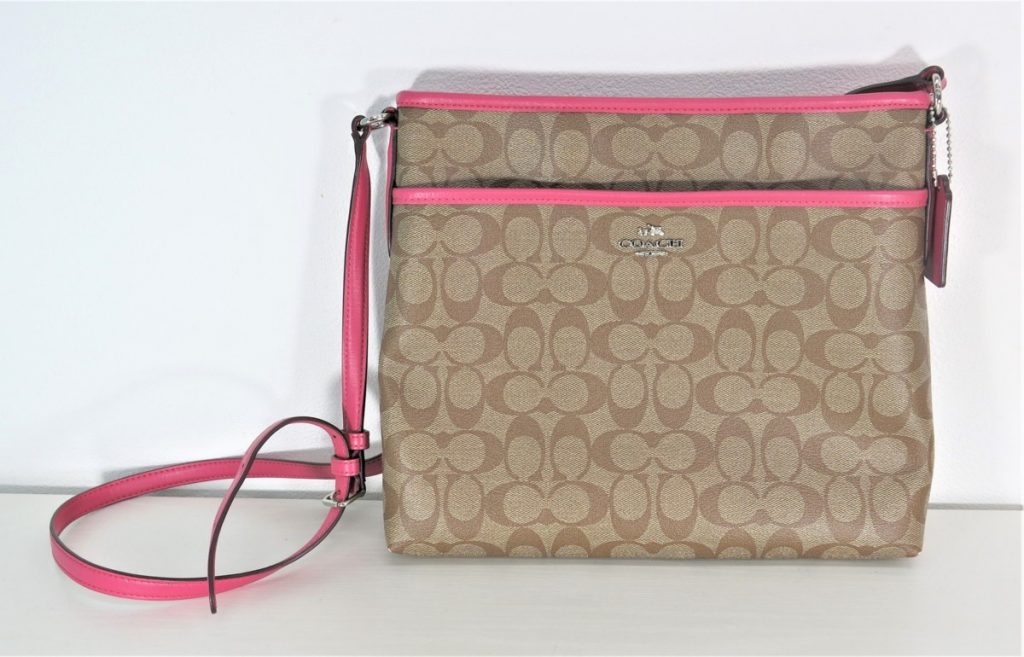 COACH ラグジュアリー シグネチャー ファイルショルダーバッグ