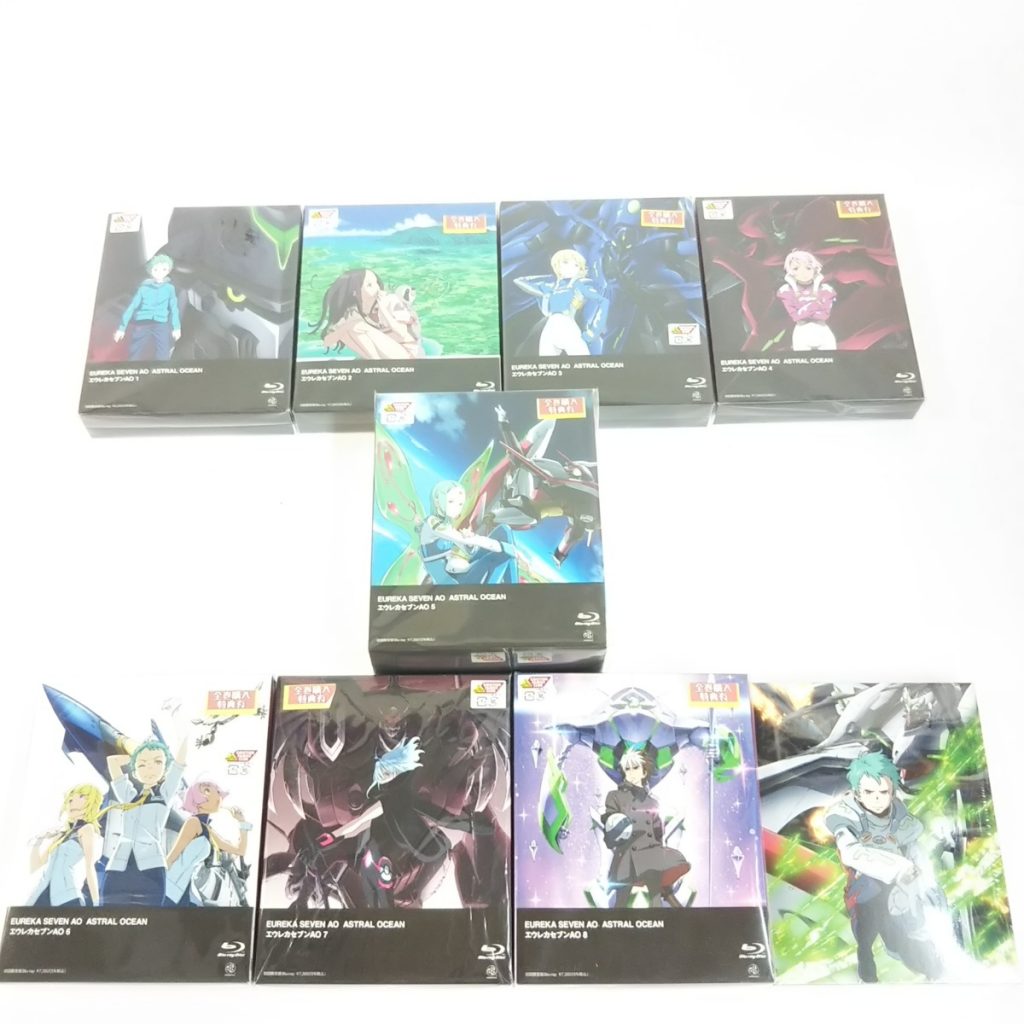 未開封 EUREKA SEVEN ASTRAL OCEAN エウレカセブン AO 1~9 ブルーレイ 現状品