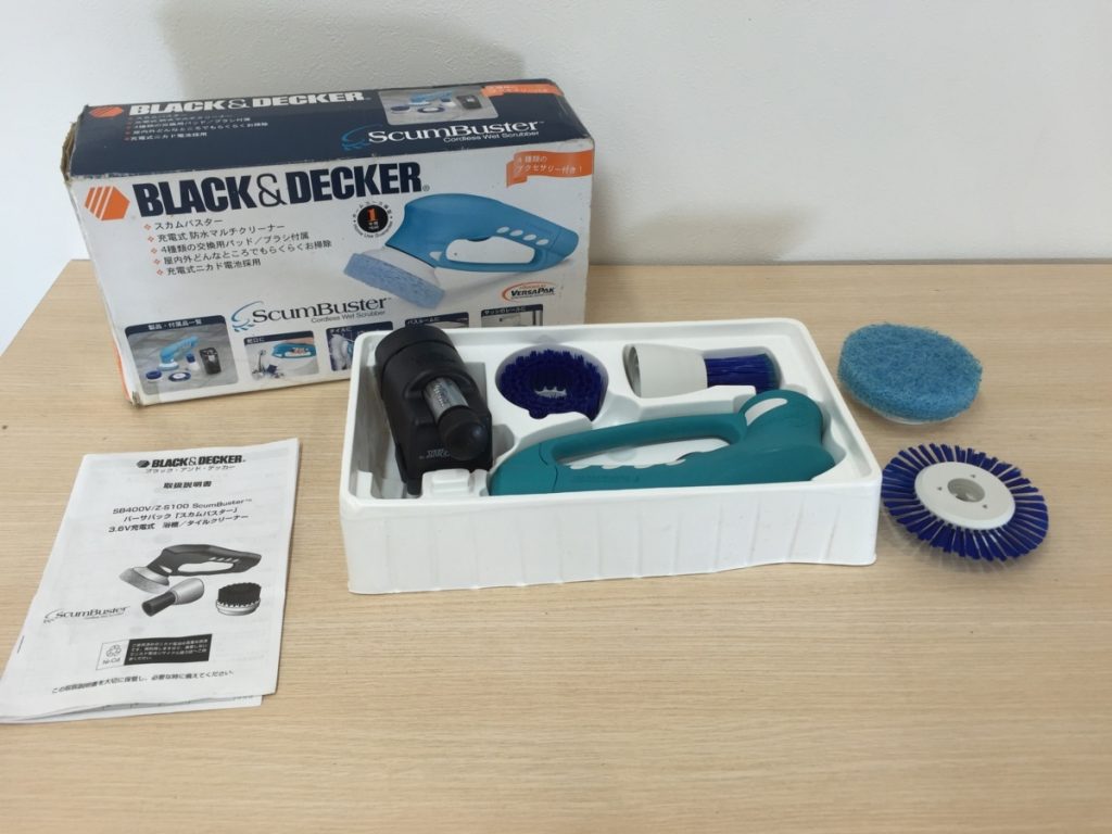 BLACK&DECKER スカムバスター Z-S100 充電式防水マルチクリーナー