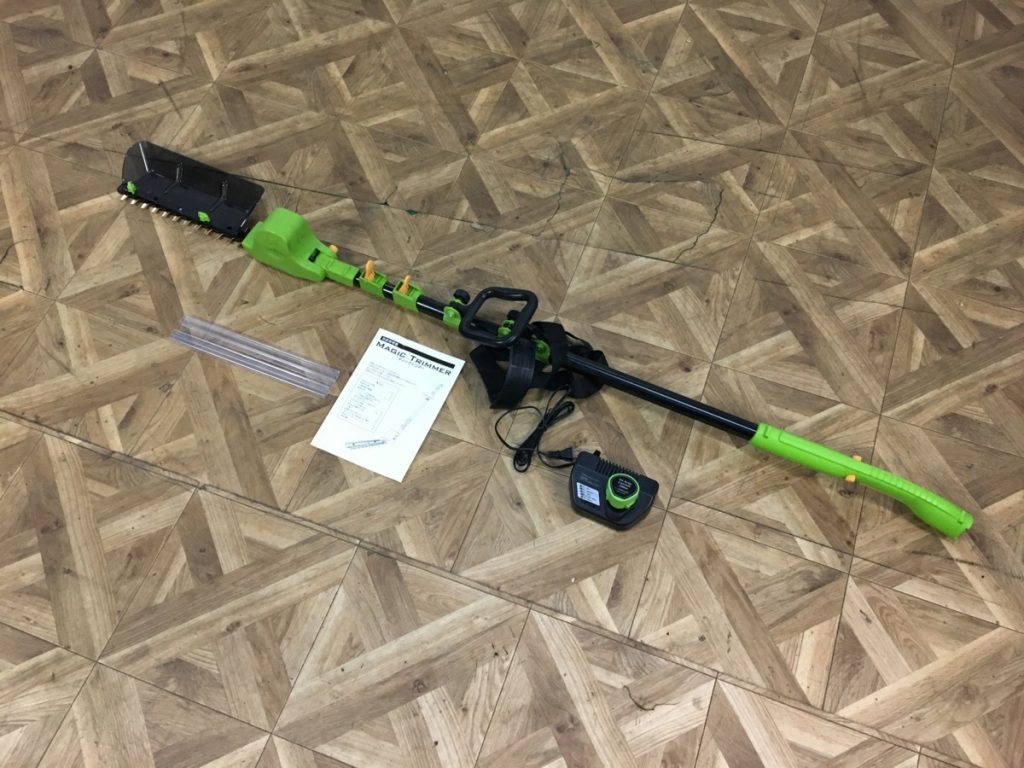 MAGIC TRIMMER コードレス伸縮植木バリカン MS-666 剪定 草刈り機 マジックトリマー 元箱傷み有