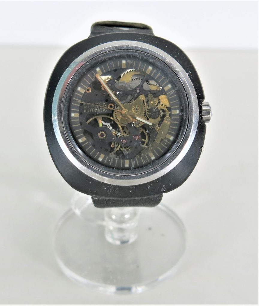 CITIZEN シチズン AUTOMATIC オートマチック 自動巻き 25石 3針 両面スケルトン