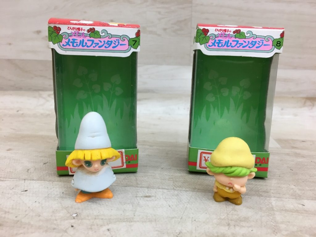 とんがり帽子のメモル メモルファンタジー ミニフィギュア 2種セット ルパング ピー 1984 希少 レア 元箱付き 現状品