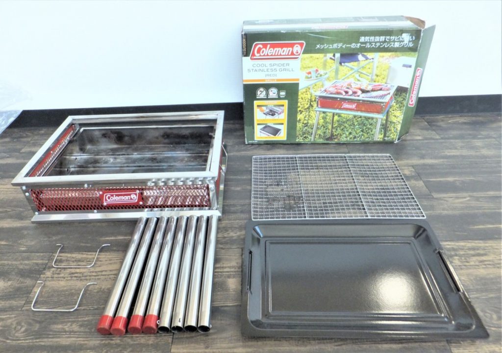 コールマン Coleman バーベキューコンロ クールスパイダーグリル レッド