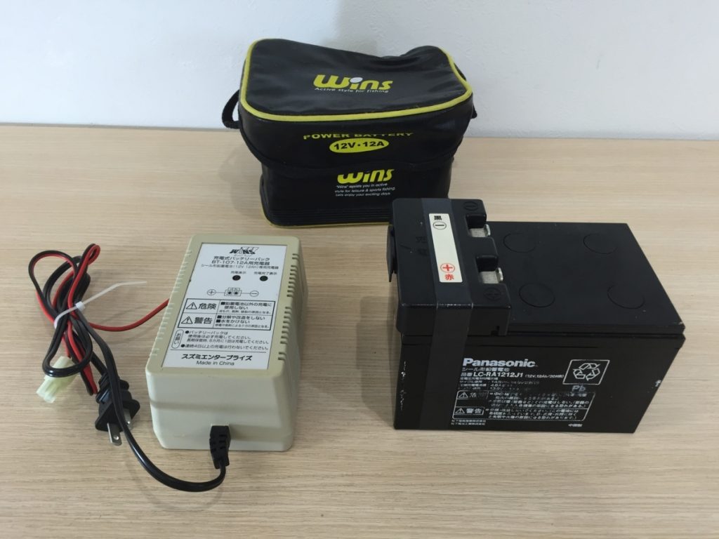 WINS 充電式バッテリーパック BT-107-12A Panasonic シール形鉛蓄電池 LC-RA1212J1