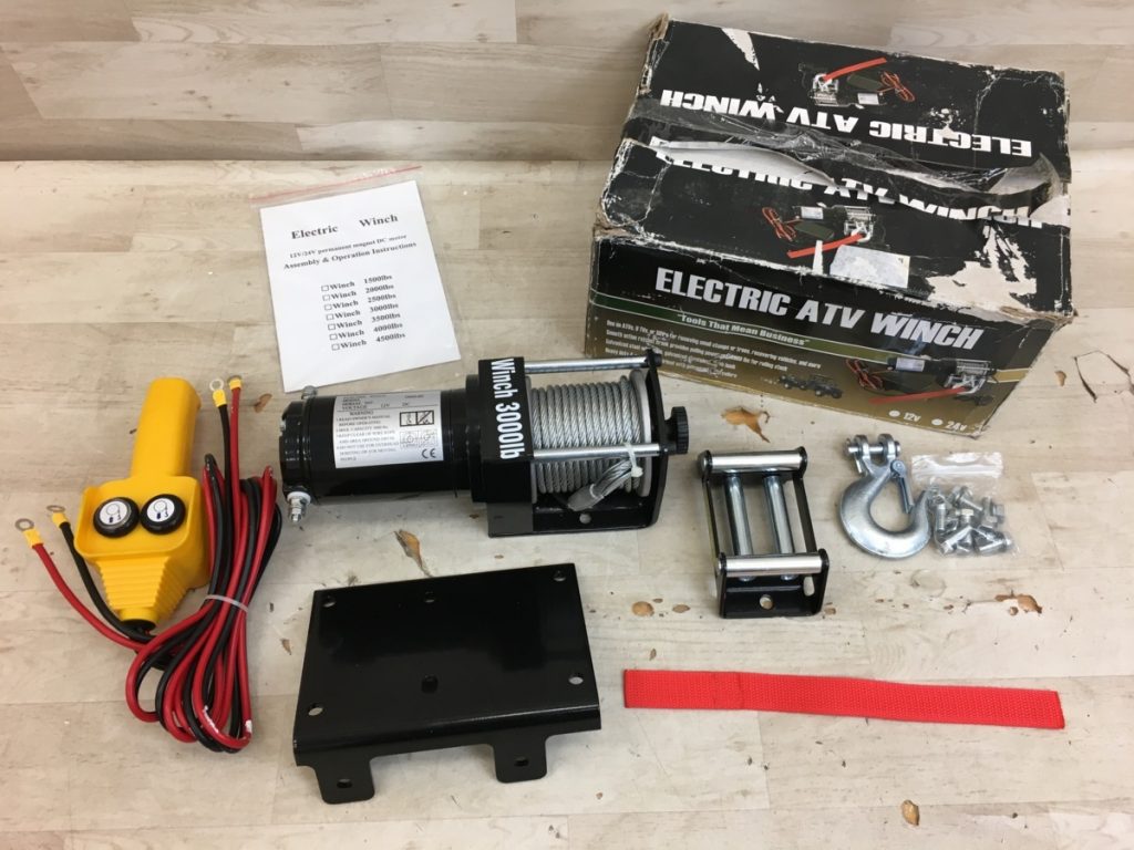 ELECTRIC WINCH 3000LBS 12V Winch 3000lb 電動ウィンチ エレクトリック 元箱傷み有