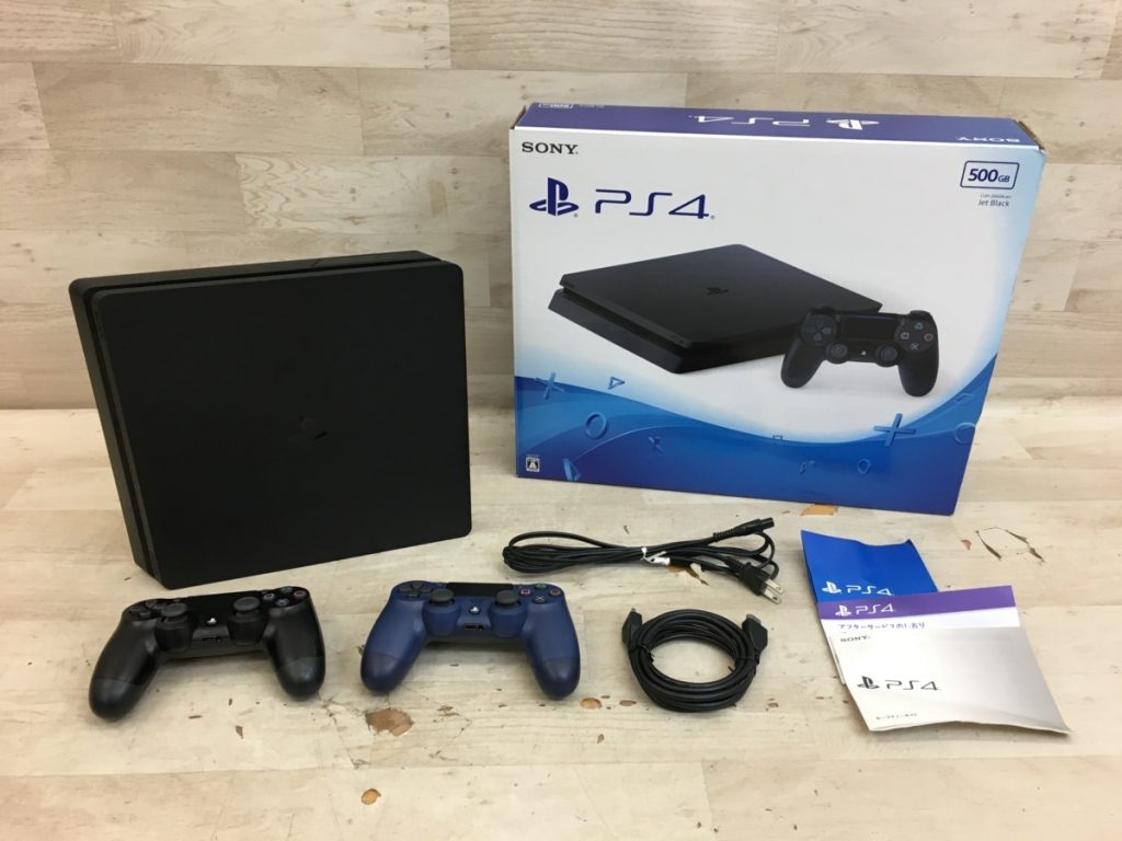 PlayStation4 CUH-2000A B01 500GB Jet Black ワイヤレスコントローラー CUH-ZCT2J 2個 プレステ PS4 本体 初期化済み