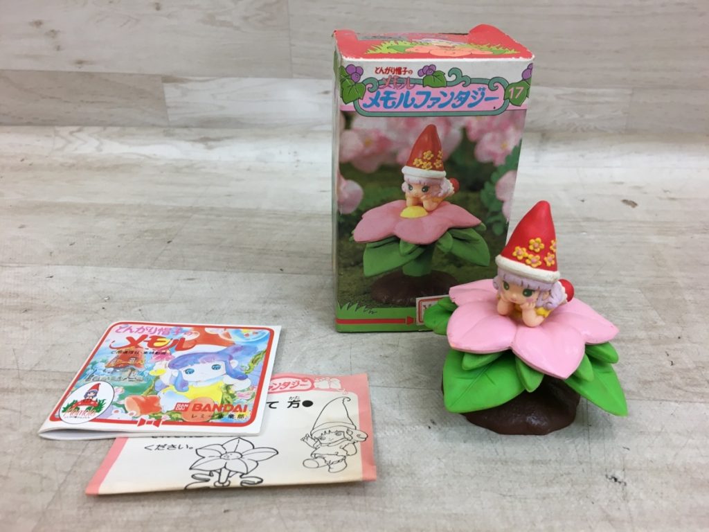 とんがり帽子のメモル メモルファンタジー おはな ミニフィギュア 1984 希少 レア 元箱付き 現状品