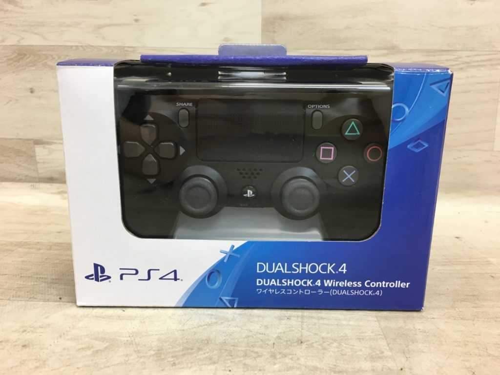 PlayStation4 ワイヤレスコントローラー DUALSHOCK4 CUH-ZCT2J ジェット・ブラック 元箱付き プレステ PS4 現状品