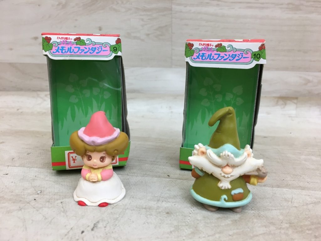 とんがり帽子のメモル メモルファンタジー ミニフィギュア 2種セット リルル バーバラ 1984 希少 レア 元箱付 現状品